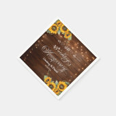 Serviette En Papier Nous Faisons Encore 45ème Anniversaire De Mariage (Coin)