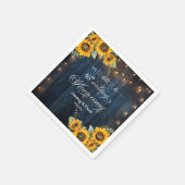 Serviette En Papier Nous Faisons Encore 45ème Anniversaire De Mariage (Coin)