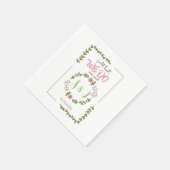 Serviette En Papier Nous faisons Mariage (Coin)