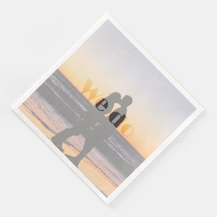 Serviette En Papier Nous faisons - serviette de mariage d'été