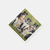 Serviette En Papier Nous faisons trop simple moderne Mariage photo per (Coin)