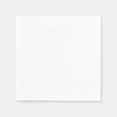 Serviette En Papier Nous Le Faisons Toujours Depuis 2020 Anniversaire  (Devant)