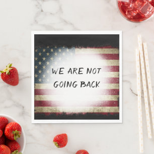 SERVIETTE EN PAPIER NOUS NE REVENONS PAS