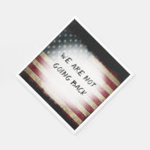 SERVIETTE EN PAPIER NOUS NE REVENONS PAS (Coin)