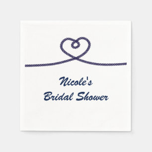 Serviette En Papier Nous nous marions mariage nautique sur la plage