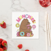 Serviette En Papier Nous Ours Nus - Grizz Donut Munchies! (En situation)