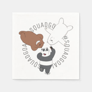 Serviette En Papier Nous portons des ours nus - #SquadButs