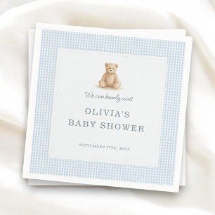 Serviette En Papier Nous pouvons à peine attendre Fête de douche de bé