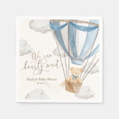 Serviette En Papier Nous pouvons attendre le Baby shower (Devant)