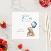 Serviette En Papier Nous pouvons attendre le Baby shower (En situation)