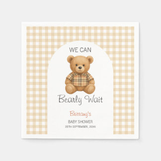 Serviette En Papier Nous pouvons étancher papier Baby shower d'attente