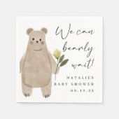 Serviette En Papier Nous pouvons éteindre le papier Baby shower d'atte (Devant)