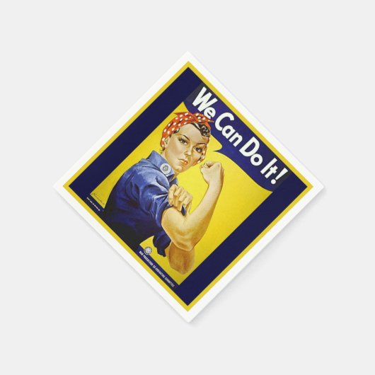 Serviette En Papier Nous Pouvons Le Faire ! (Coin)