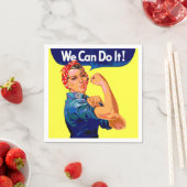 Serviette En Papier Nous Pouvons Le Faire - Motivation Pop Art (En situation)