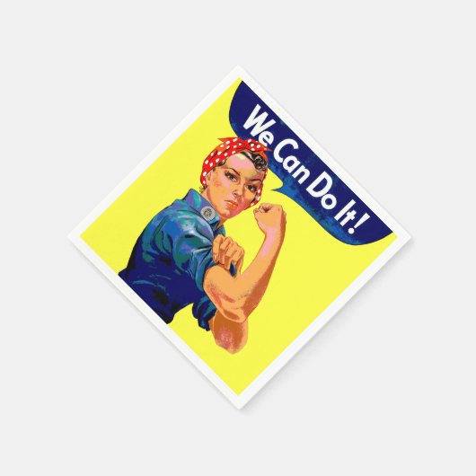 Serviette En Papier Nous Pouvons Le Faire - Motivation Pop Art (Coin)