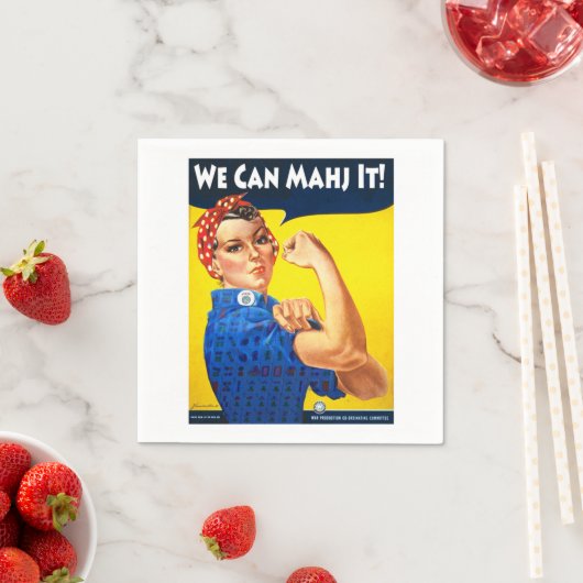 Serviette En Papier Nous pouvons Mahj It Napkins (En situation)