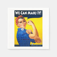 Nous pouvons Mahj It Napkins
