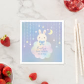 Serviette En Papier Nous sommes au-dessus de la lune petit lapin petit (En situation)
