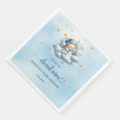 Serviette En Papier Nous sommes dans le nuage neuf, garçon en peluche  (Coin)