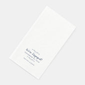 Serviette En Papier Nous sommes Engagé Fiançailles Dîner  Mariage Part (Coin)