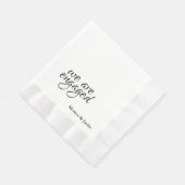 Serviette En Papier Nous Sommes Engagés Cocktail (Coin)