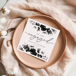 Serviette En Papier Nous sommes engagés Vache Imprimer Western Engagem