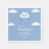 Serviette En Papier Nous sommes sur le nuage neuf mignon nuage souple  (Devant)