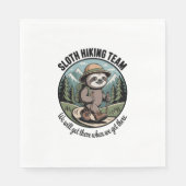 Serviette En Papier Nous Y Arriverons Finalement Sloth Hiker (Devant)