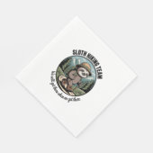 Serviette En Papier Nous Y Arriverons Finalement Sloth Hiker (Coin)