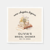 Serviette En Papier Nouveau Chapitre Commence Cadeaux de Mariage  (Devant)