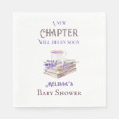 Serviette En Papier Nouveau chapitre Débuter Lavender Brunch Baby show (Devant)