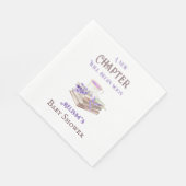 Serviette En Papier Nouveau chapitre Débuter Lavender Brunch Baby show (Coin)