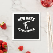 Serviette En Papier Nouveau membre du Club de New Knee (En situation)