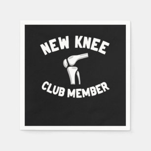 Serviette En Papier Nouveau membre du Club de New Knee