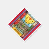 Serviette En Papier Nouveau-Mexique Roswell Alien Funny Hot Air Balloo (Coin)