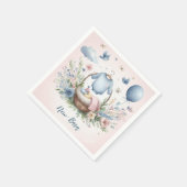 Serviette En Papier Nouveau-né (Coin)