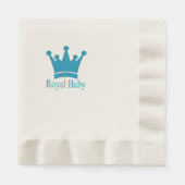 Serviette En Papier Nouveau Prince - Un Bébé Royal ! (Devant)