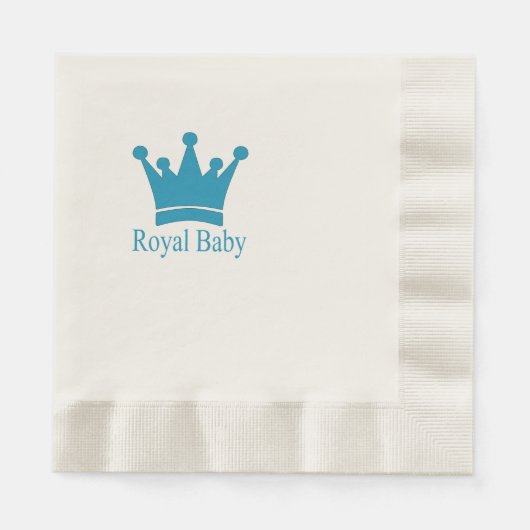 Serviette En Papier Nouveau Prince - Un Bébé Royal ! (Devant)