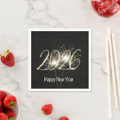 Serviette En Papier Nouvel An 2026 Sparklers (En situation)