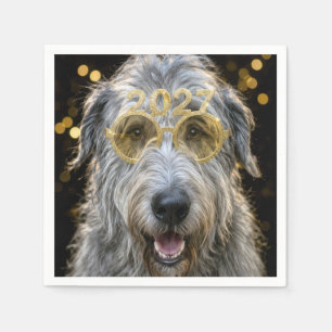 Serviette En Papier Nouvel An 2027 Irish Wolfhound
