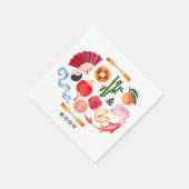 Serviette En Papier Nouvel an Chinois | Bonne fortune (Coin)