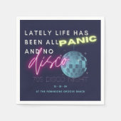 Serviette En Papier Nouvel An les années 70 (Devant)