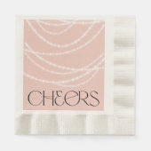 Serviette En Papier Nouvel An Salles Étincelantes Élégante Chic (Devant)