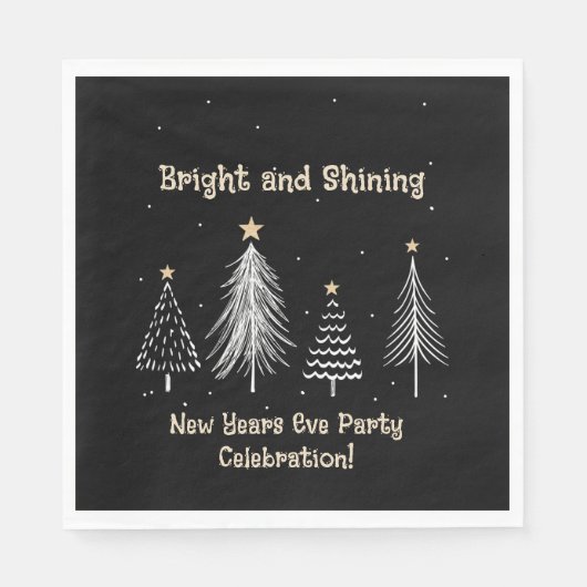 Serviette En Papier Nouvel An Sove Fête (Devant)