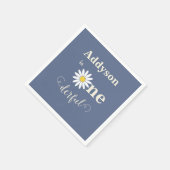 Serviette En Papier Nouvel anniversaire de la marguerite (Coin)