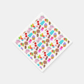 Serviette En Papier Nouvel anniversaire de mignonne bonbons (Coin)