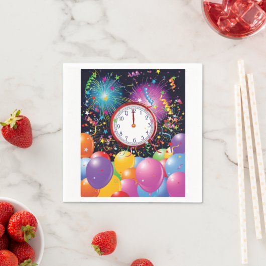 Serviette En Papier Nouvel ans Papier de partie Naples (En situation)