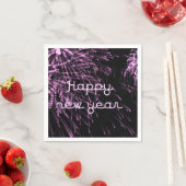 Serviette En Papier nouvelle année heureuse (En situation)