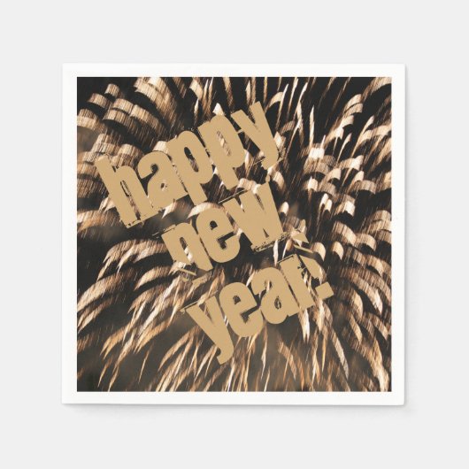 Serviette En Papier Nouvelle Année Sove Party (Devant)