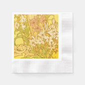 Serviette En Papier Nouvelle Lily flowers (Devant)